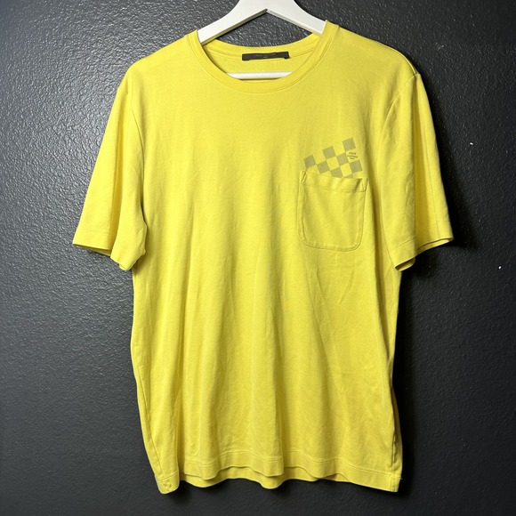 LV Louis Vuitton Paris Women's Yellow T-Shirt Size Medium - Picture 3 of 11